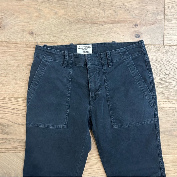 Nili Lotan Carbon Cropped Military Pants - Picture 3 of 8